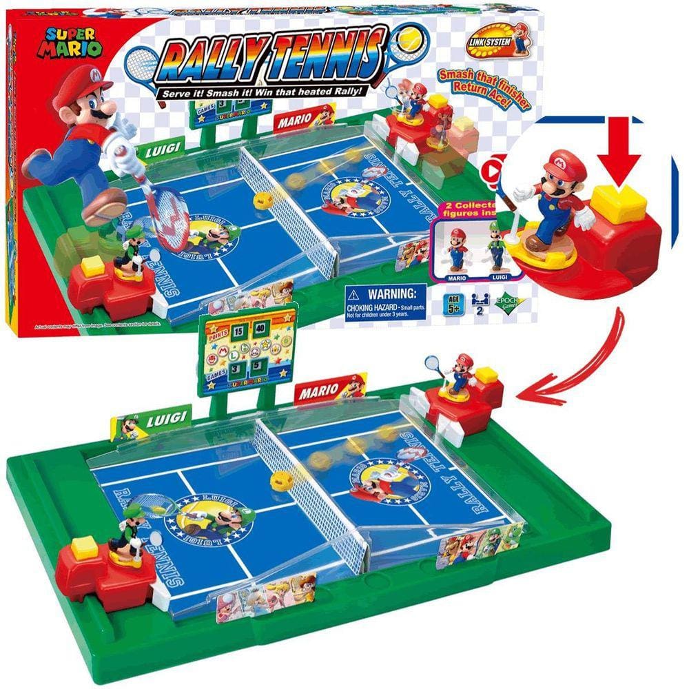 Super Mário Jogo De Mesa Rally Mário E Luigi Tennis Aces