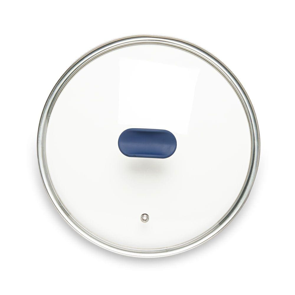 Tampa de Vidro Ichef Polishop - Shark Series - 28Cm - Azul