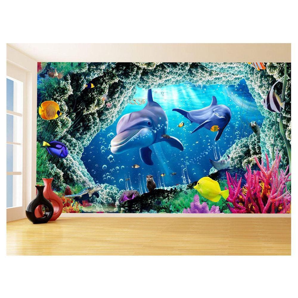 Papel Para Piso De Porcelanato Liquido Água 3,5M Flr19