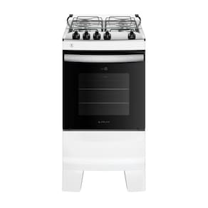 Fogão 4 Bocas Atlas Agile Up Glass com Mesa Inox e Acendimento Automatico Branco Bivolt