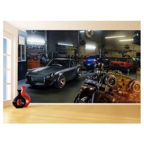 Papel De Parede Carro Garagem Jdm Oficina Sub 3,5M Car317