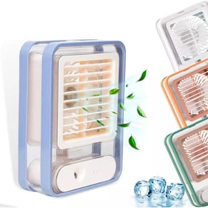 Vent. Pequeno Silencioso Umidificador LED Ar Fresco