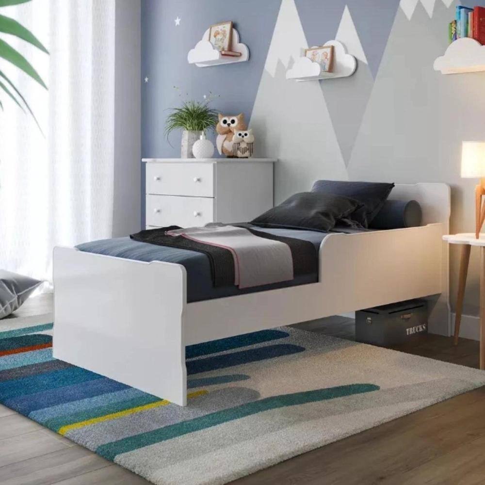 Cama Infantil New Baby Batrol Móveis Branco