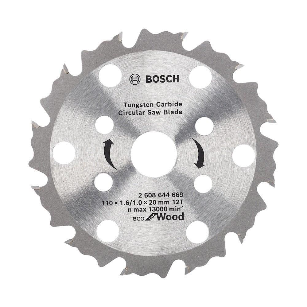 Disco Serra Circular Bosch Eco Coolteq 110x20 mm 12 Dentes