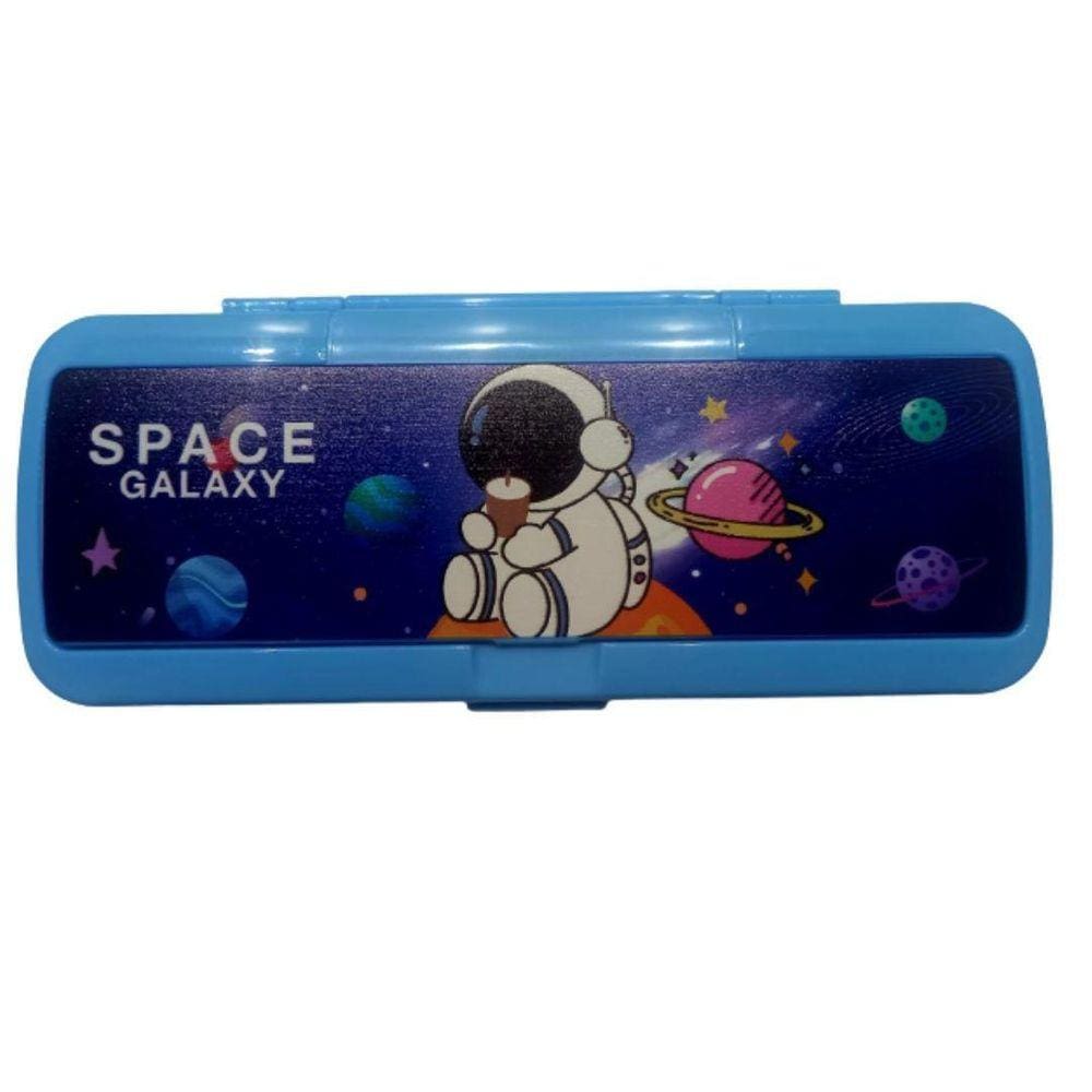 Estojo Escolar Infantil Multifuncional Kawaii Astronauta