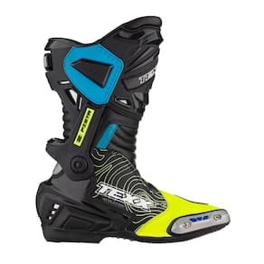 Bota Moto Couro Cano Longo Pista Motociclista Esportiva Texx