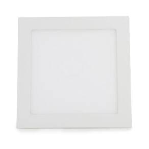 Painel De Led Embutir Slim Quadrado 6W Fria