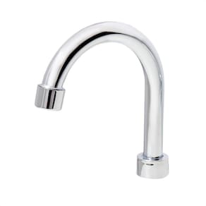 Tubo Bica Torneira Lavatório Arejador Fixo Inox Cromado
