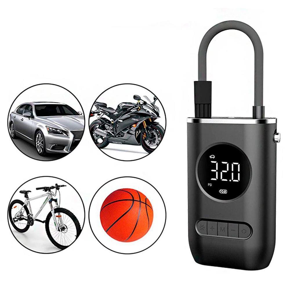 Calibrador Pneus Digital Moto Bike - Compacto e com Lanterna