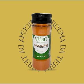 Cúrcuma Com Pimenta Preta Orgãnica 60g Mano Velho