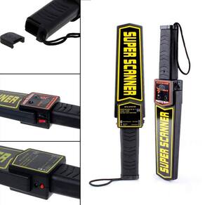 Detector de Metais Manual Portátil com Bateria Recarregável