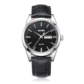 Relógio masculino Uwork impermeável analógico de quartzo com calendário
