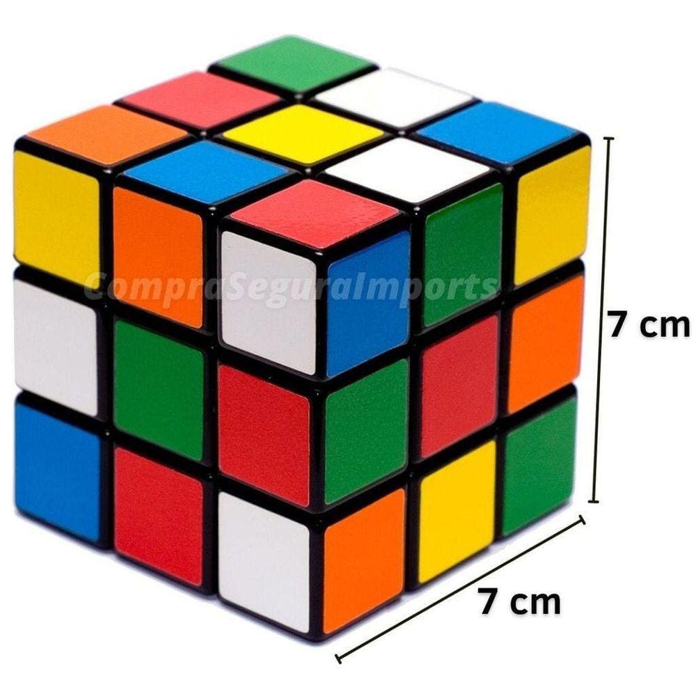Cubo Mágico 7 Cm Brinquedo Infantil Giro Rápido Colorido