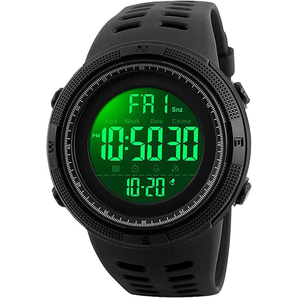 Relógio esportivo SKMEI Digital LED à prova d`água 50m para homens