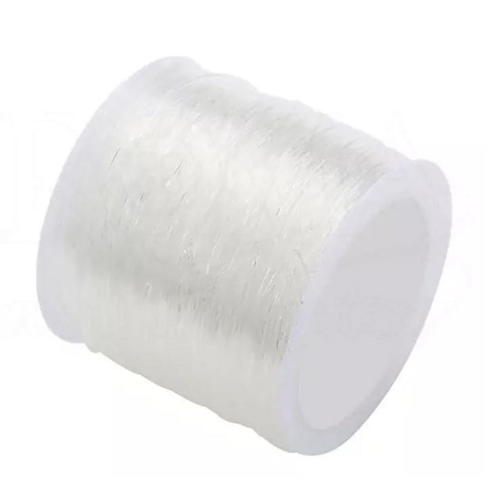 Fio De Silicone Incolor 0.4Mm Com 100 Metros