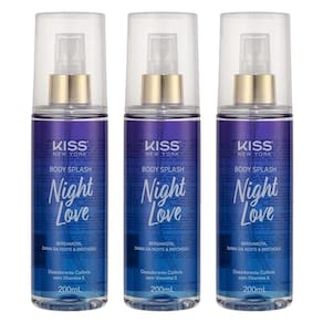 Kit Body Splash Kiss New York Night Love Bs04b 200Ml C/3