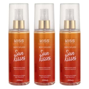 Kit Body Splash Kiss New York Sun Kisses Bs03b 200Ml C/3
