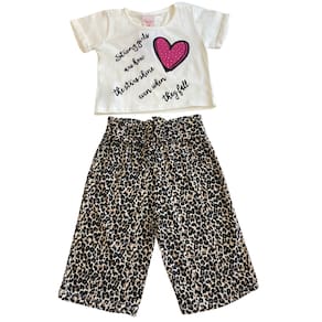 Conjunto Infantil By Gus Menina Oncinha Marrom 4695