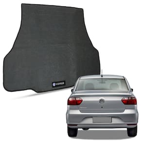 Tapete Porta Malas para Voyage G5 G6 G7 2009 a 2019 Borracha Automotivo com Bordado