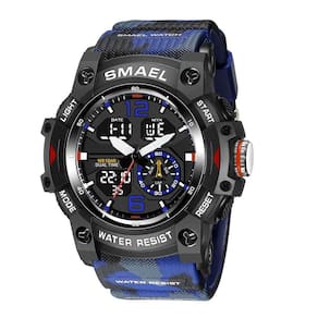 Relógio Aswan, cronômetro digital masculino, alarme, luz LED
