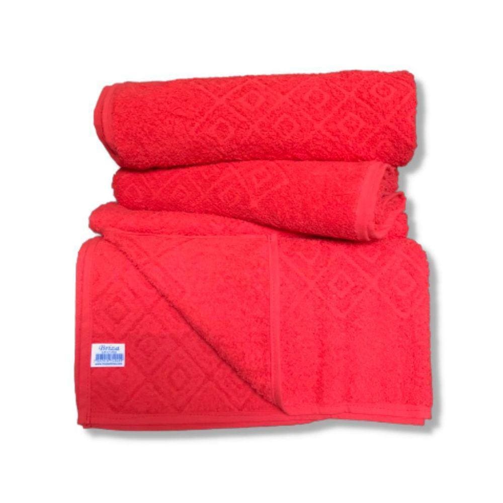 Toalha De Banho Briza Banhão  0,80 X 1,50M  Losango Goiaba