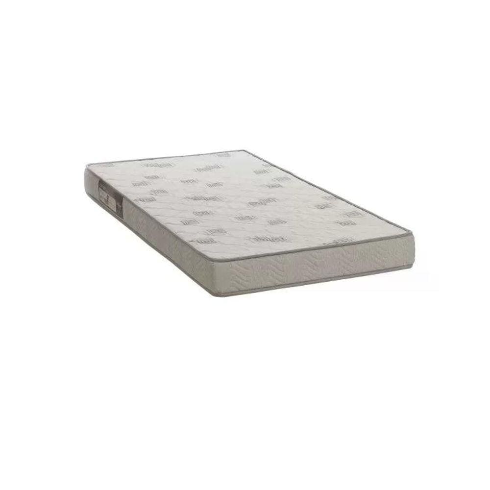 Colchão Solteiro Espuma D23 Light Ortobom 12cmx88cmx188cm Branco/Cinza