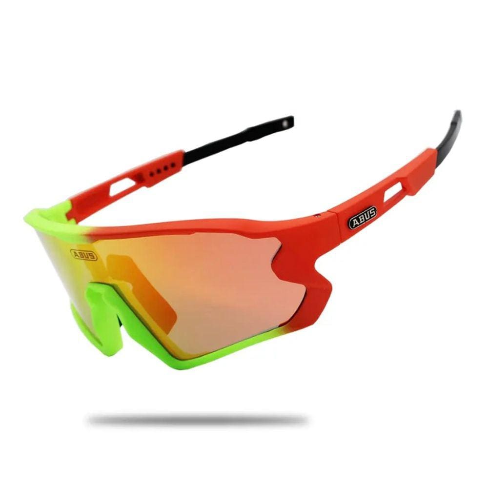 Óculos Abus Y1 Verde com Vermelho