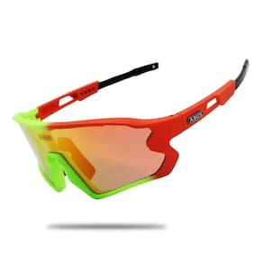 Óculos Abus Y1 Verde com Vermelho