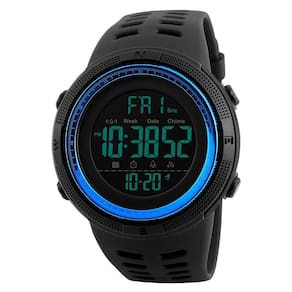 Relógio masculino digital para esportes ao ar livre ALCADAN SK1251 azul