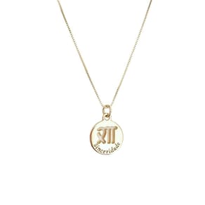 Colar Signos Corrente 55/60-Banhado Ouro 18K - Virgem