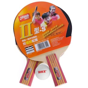 Kit Tênis de Mesa DHS Classineta com 2 Raquetes e 1 Bolinha