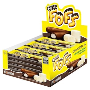 Chocolate Florestal Chocofofs Marshmallow Banana 288g - 1 Embalagem com 16 Unidades