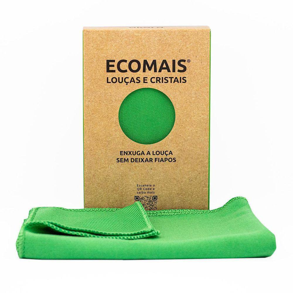 Ecomais Louças e Cristais Verde - Secagem Rápida - 40x60cm