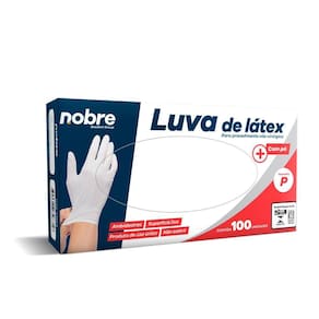 Luva Latex C/Po Proced. Nao Cirurgico C/100Unid. Nao Esteril