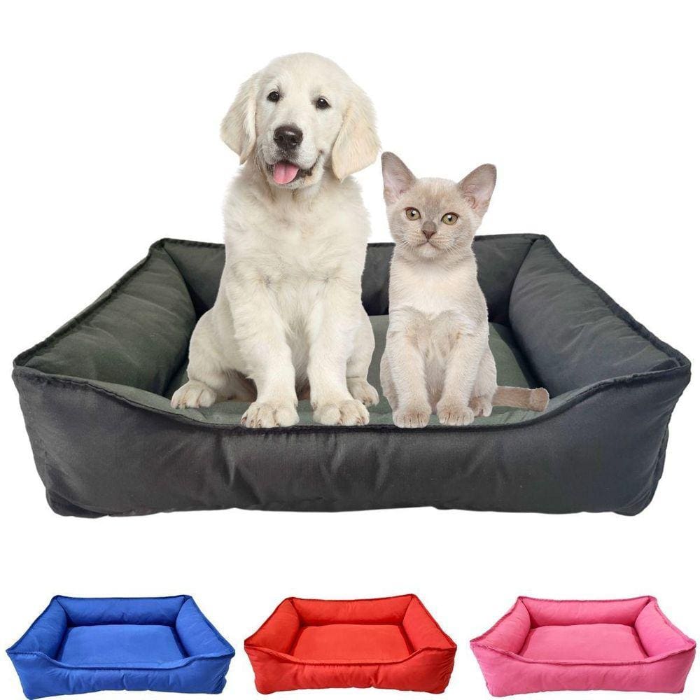 Cama Para Pet Retangular G Tactel Com Zíper