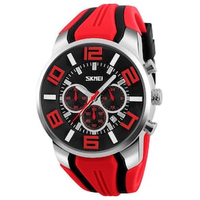 Relógio findtime Mens Big Face Chronograph Analógico Quartz Water