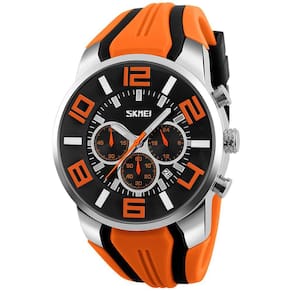 Relógio findtime Mens Big Face Chronograph Analógico Quartz Water