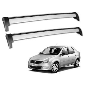Rack Teto Renault Logan 2007 Á 2012 Cor Prata Prata