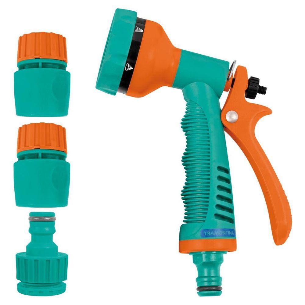 Kit Esguicho Hidropistola Tramontina Verde 20.5cm