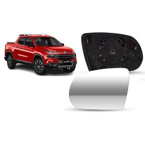 Lente Retrovisor Com Base Fiat Toro Todos Lado Esquerdo