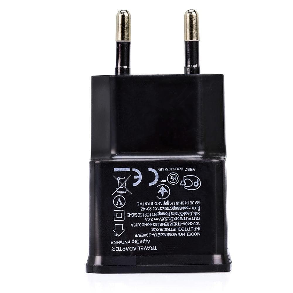 Carregador Portatil Para Celular - Com 2 Entradas Usb, Preto