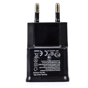 Carregador Portatil Para Celular - Com 2 Entradas Usb, Preto