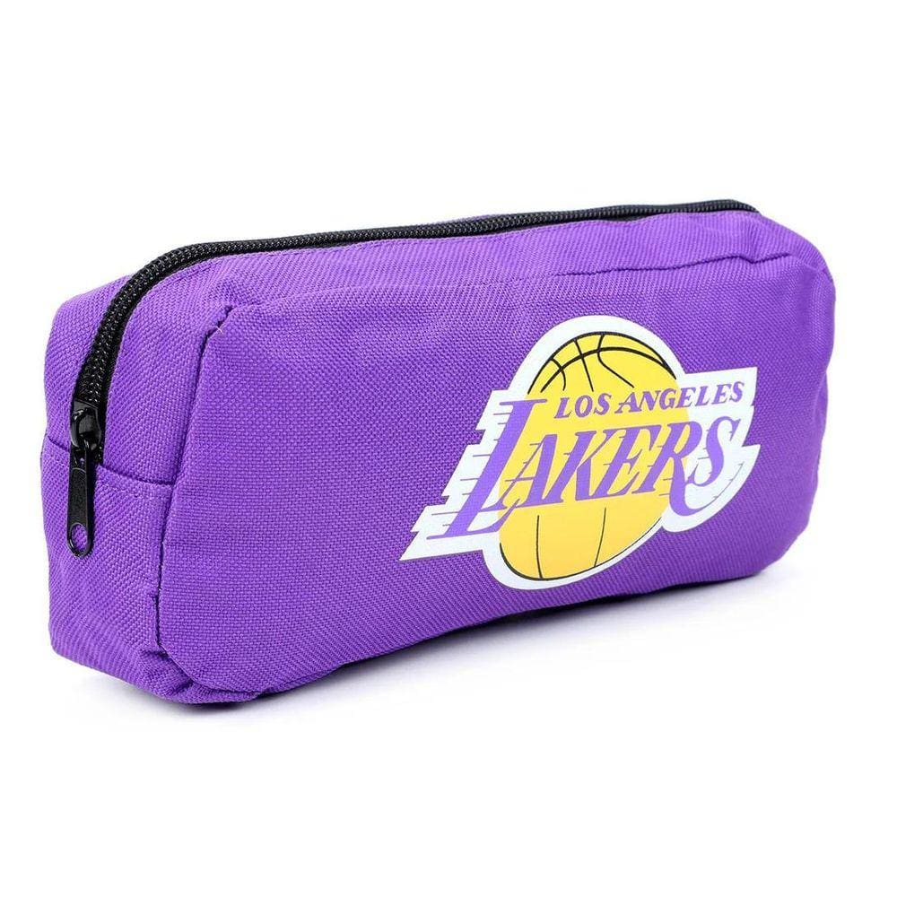 Estojo Escolar Nba Los Angeles Nécessaire Lakers - Roxo