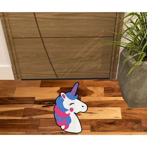 Tapete Unicórnio Decoração Para Porta, Quarto De Criança.