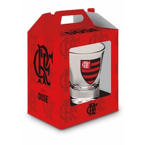 Copo Dose Shot 60Ml Flamengo Mengao Presente Criativo