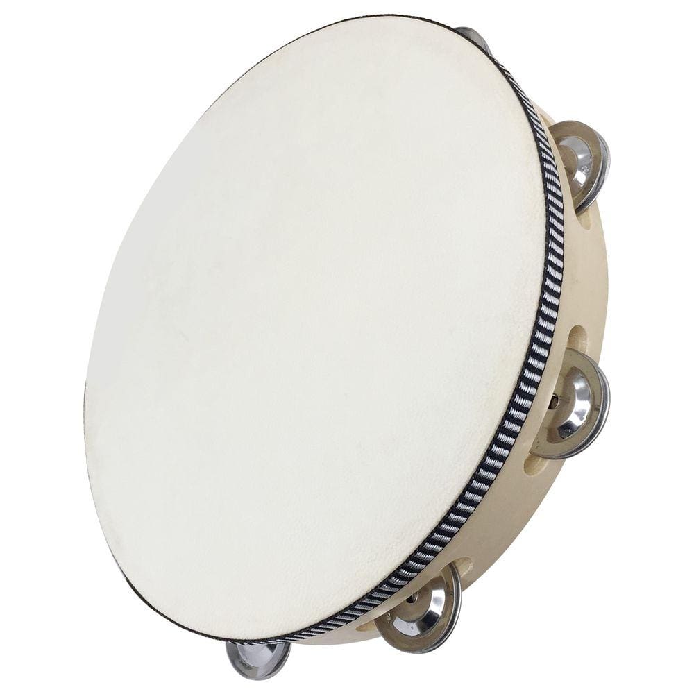 Pandeiro Redondo de Madeira 10” Pele Natural New York