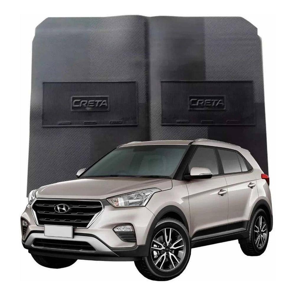 Jogo Tapete Porta Malas Reforçado Creta 2017 Em Diante Preto