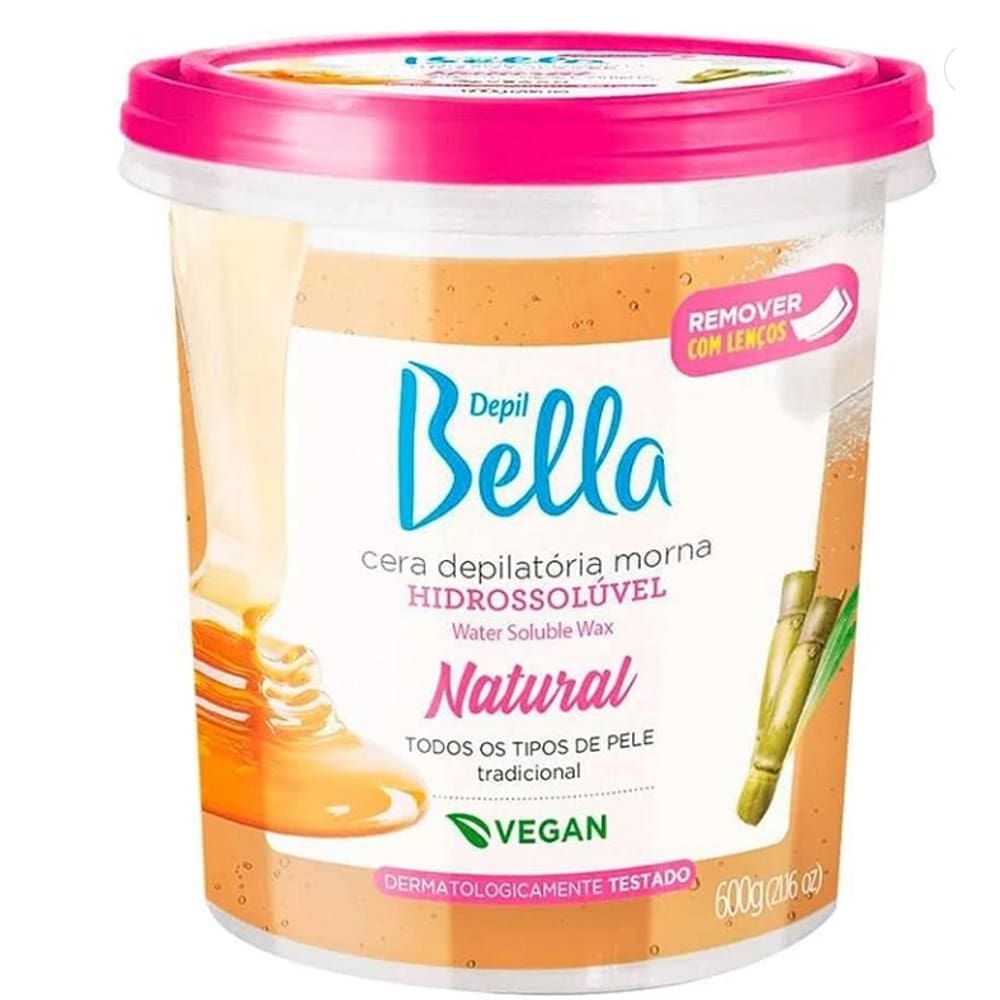 Cera Hidrossoluvel DepiL Bella natural 600gr