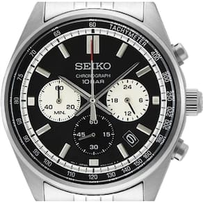 Relógio Masculino Seiko Cronógrafo 60 Min - Aço Inox, Preto