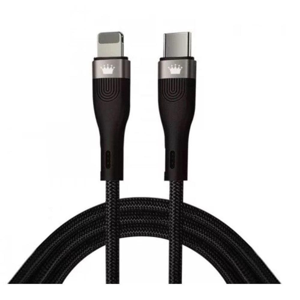 Cabo De Dados Type C X Lightning Pd 20w - Cabo Trançado Reforçado Turbo